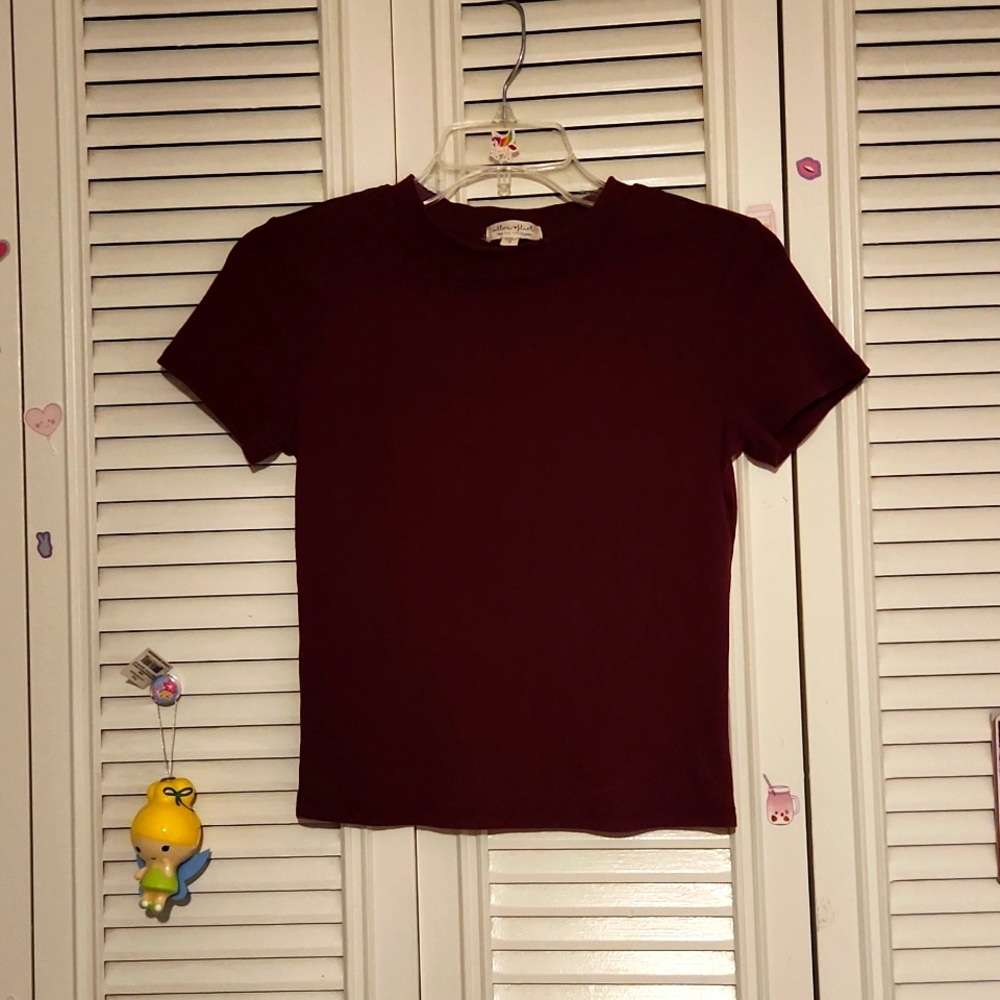 Ultra Flirt 🫦 Burgundy Tee